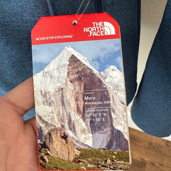 NWT The North Face Apex Bionic 2 Jacket Shady Blue Heather Women's Size M - Picture 10 of 15